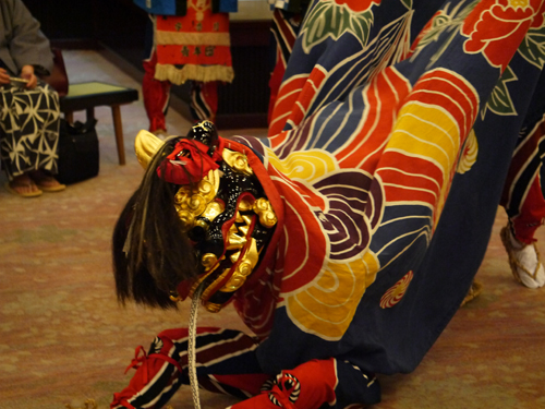 宇奈月温泉の獅子舞